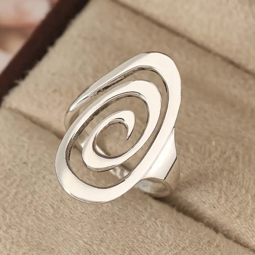 NEW 14k White Gold Boho Ring